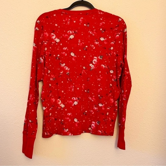 Victoria’s Secret 2 Piece Thermo Pajama Set Floral Print Women Size Large - Picture 6 of 11